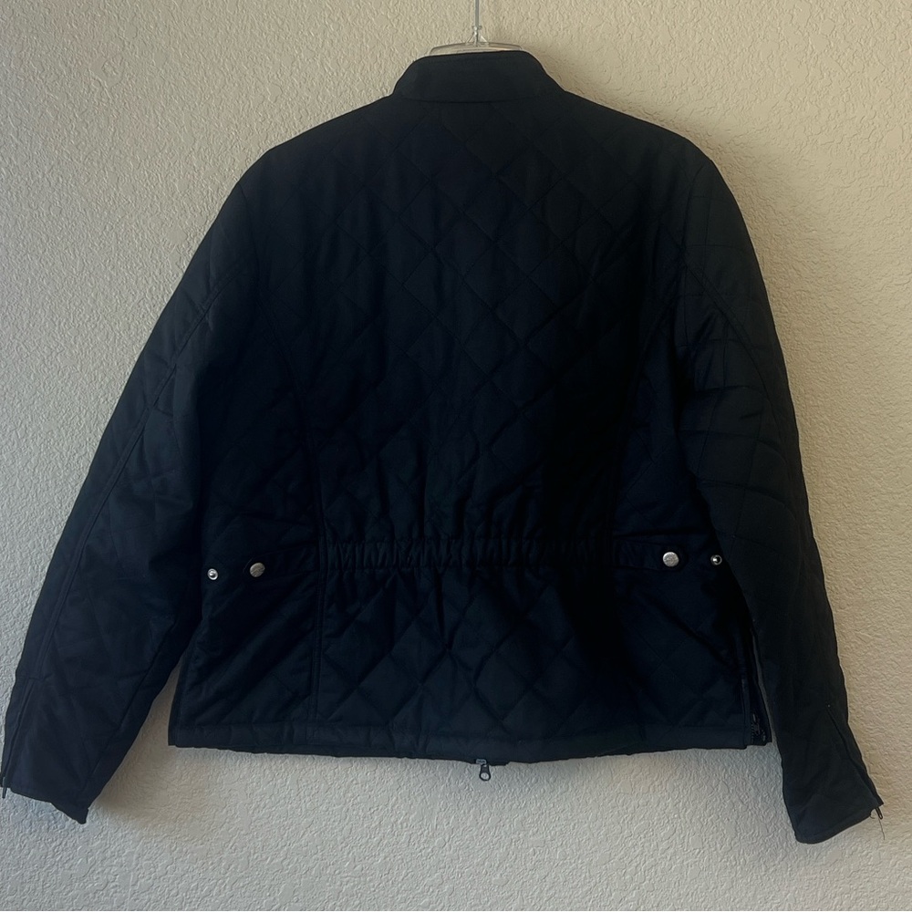 Black Quilted Utility Jacket - image 3